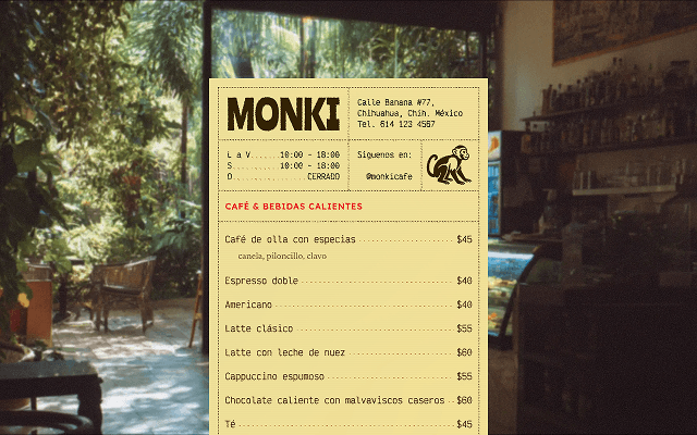 Proyecto Café Monki